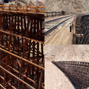 The Goat Canyon Trestle, located in San Diego, California