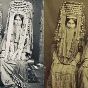 Two Yomud women from Krasnovodsk in Turkmenistan, 1883.