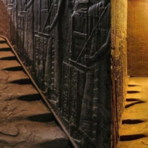 The staircase to the Temple of Hathor is a complete mystery to archaeologists.