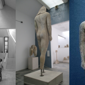 The Kouros of Samos is an ancient Greek sculpture created in the 6th century BCE.