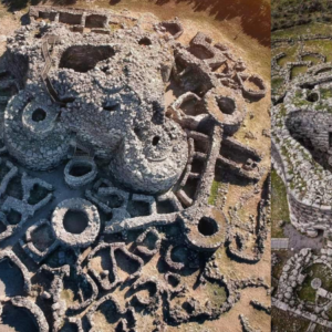 Spectacular View Of The Area Of The Nuragic Village La Prisgiona, In Sardinia, Arzachena