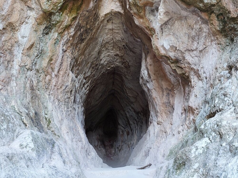 The Utroba Cave, also known as Womb Cave