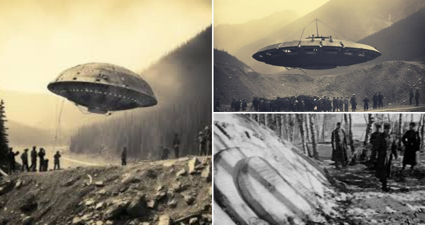 The truth about the classic flying saucer UFO pH๏τos from the 1910s has caused a stir.