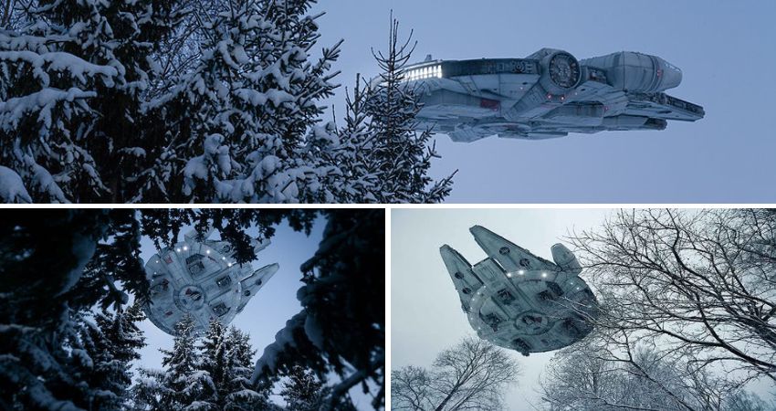 UFO Encounter in a Winter Wonderland: Alien Craft Seen Hovering Over Snow-Capped Forests!