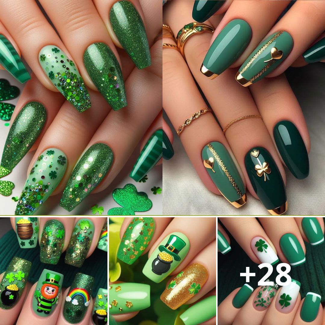 Cυte Ideas for St. Patrick’s Day Nails in 2024