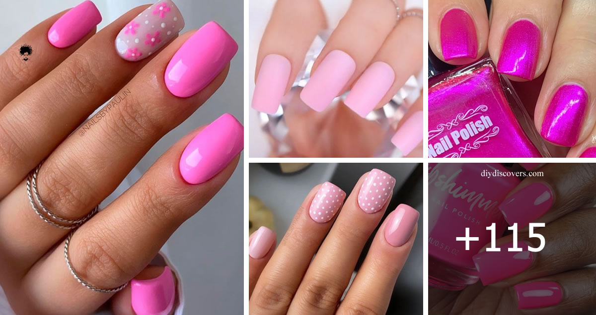 115 PH๏τos: Cute and Pink Nail Designs for Short Nails