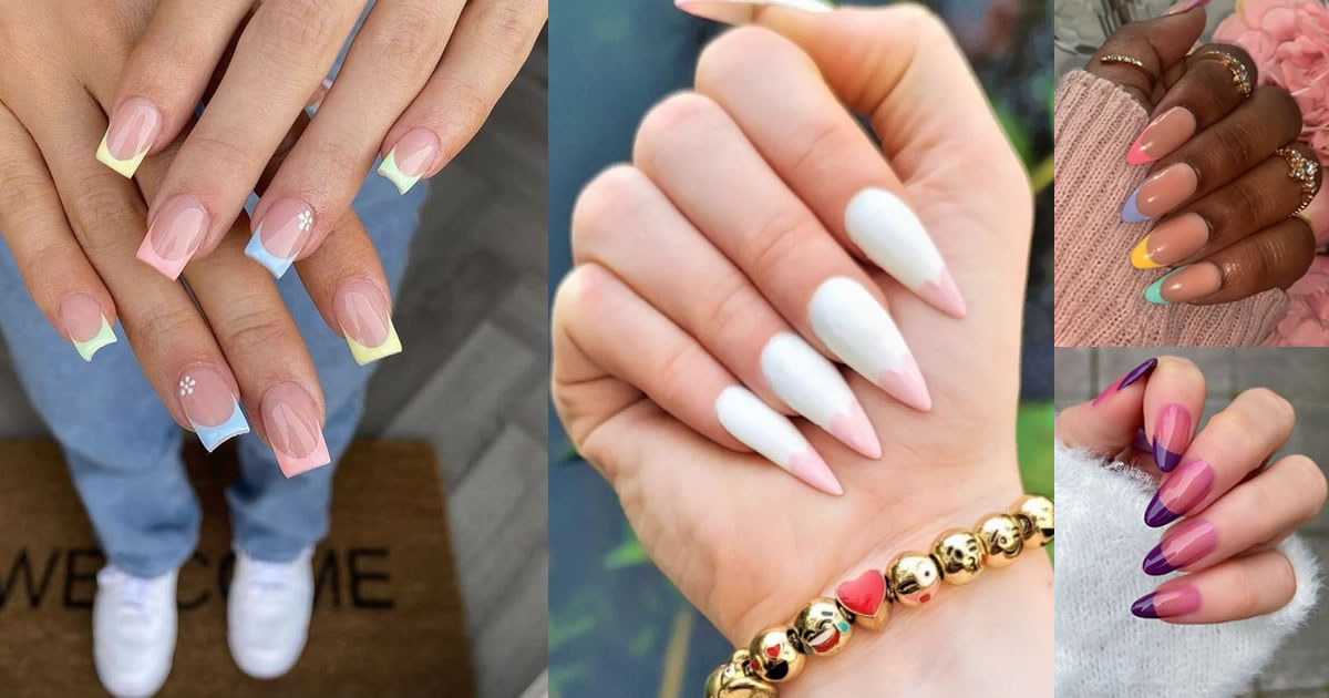 120 Vibe-Worthy French Tip Nail Design Ideas For 2022