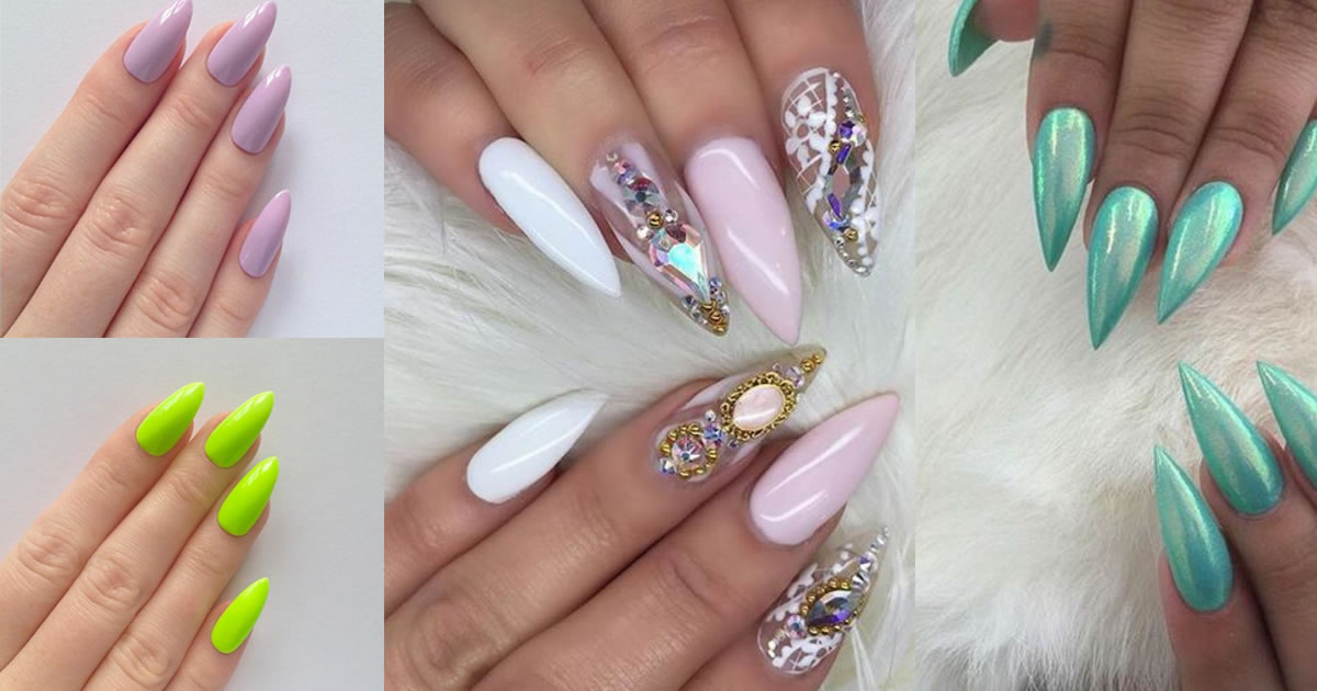 130 Pointy Nail Ideas – Length Matters Here!