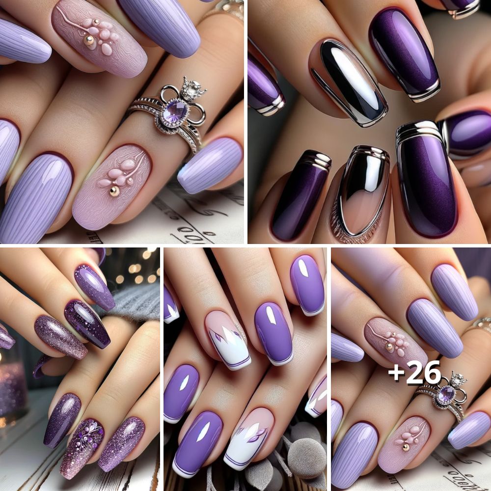 27 Purple Nails: Embracing Elegance and Sophistication