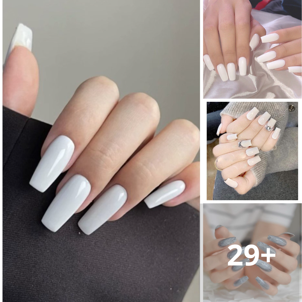 99+ Incredible White Nail Designs, the Favorite Trend of the Moment