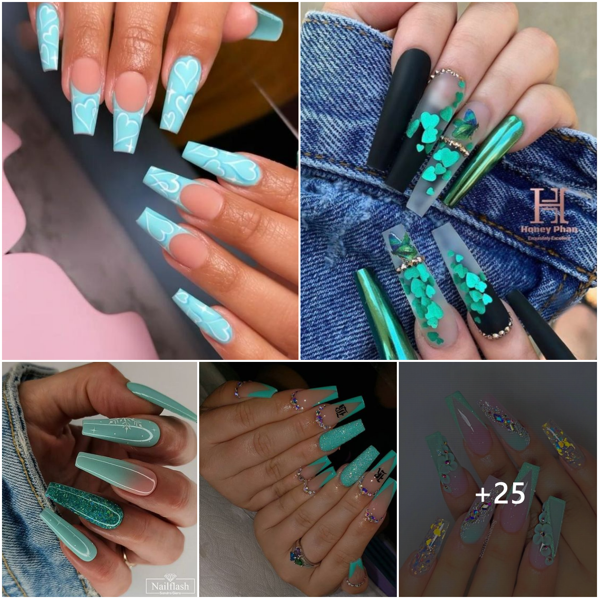 Turquoise Nail Inspiration: Embrace the Tranquil and Chic Shades