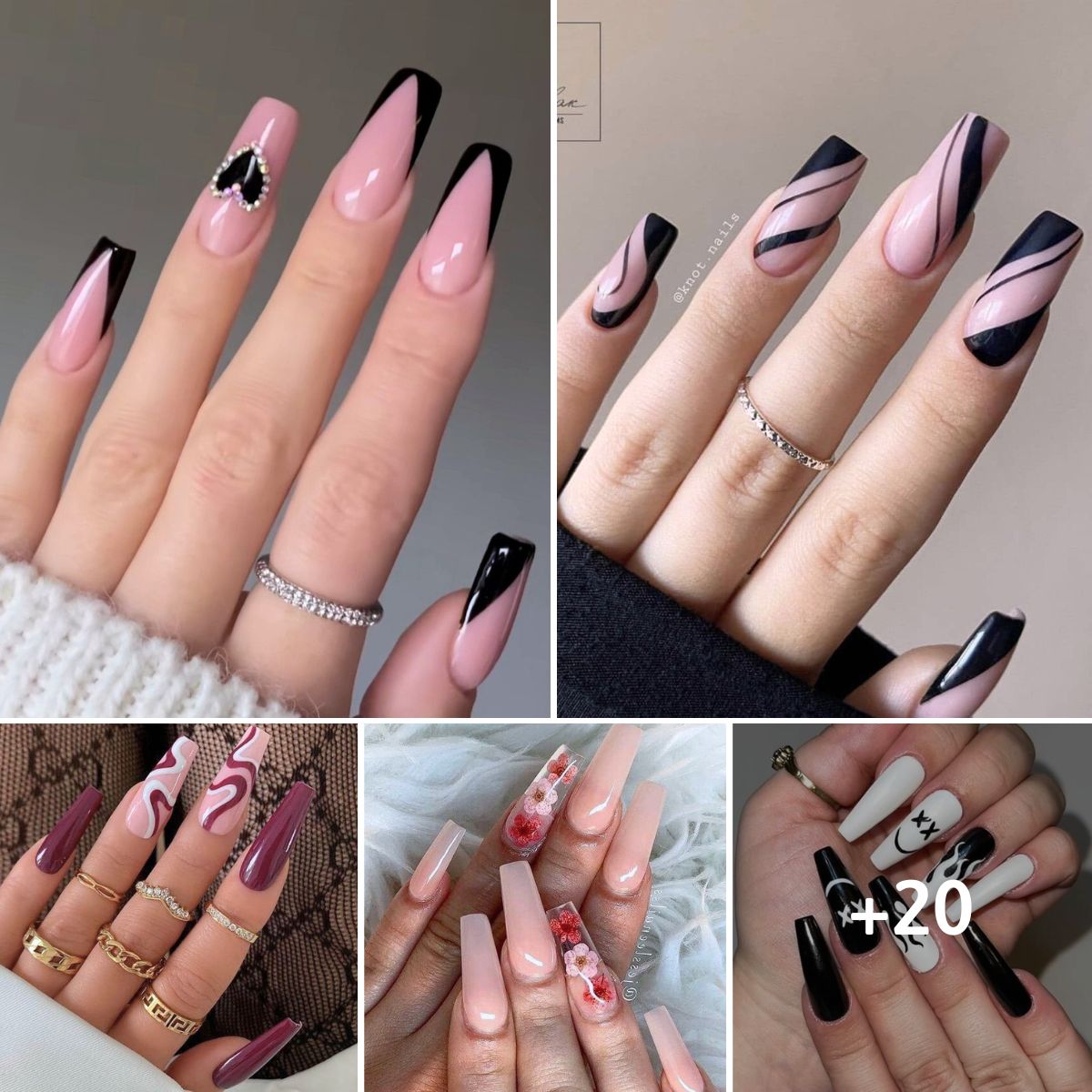 25 Exquisite Coffin Nail Designs That’ll Bring You On Cloud Nine