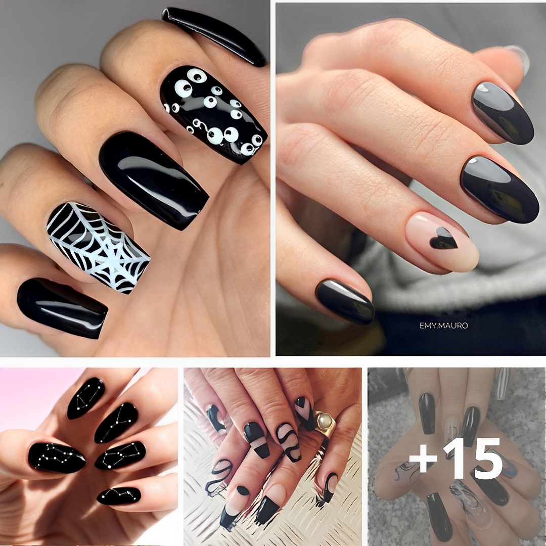 40+ Black Nail Designs to Rock Your Look!