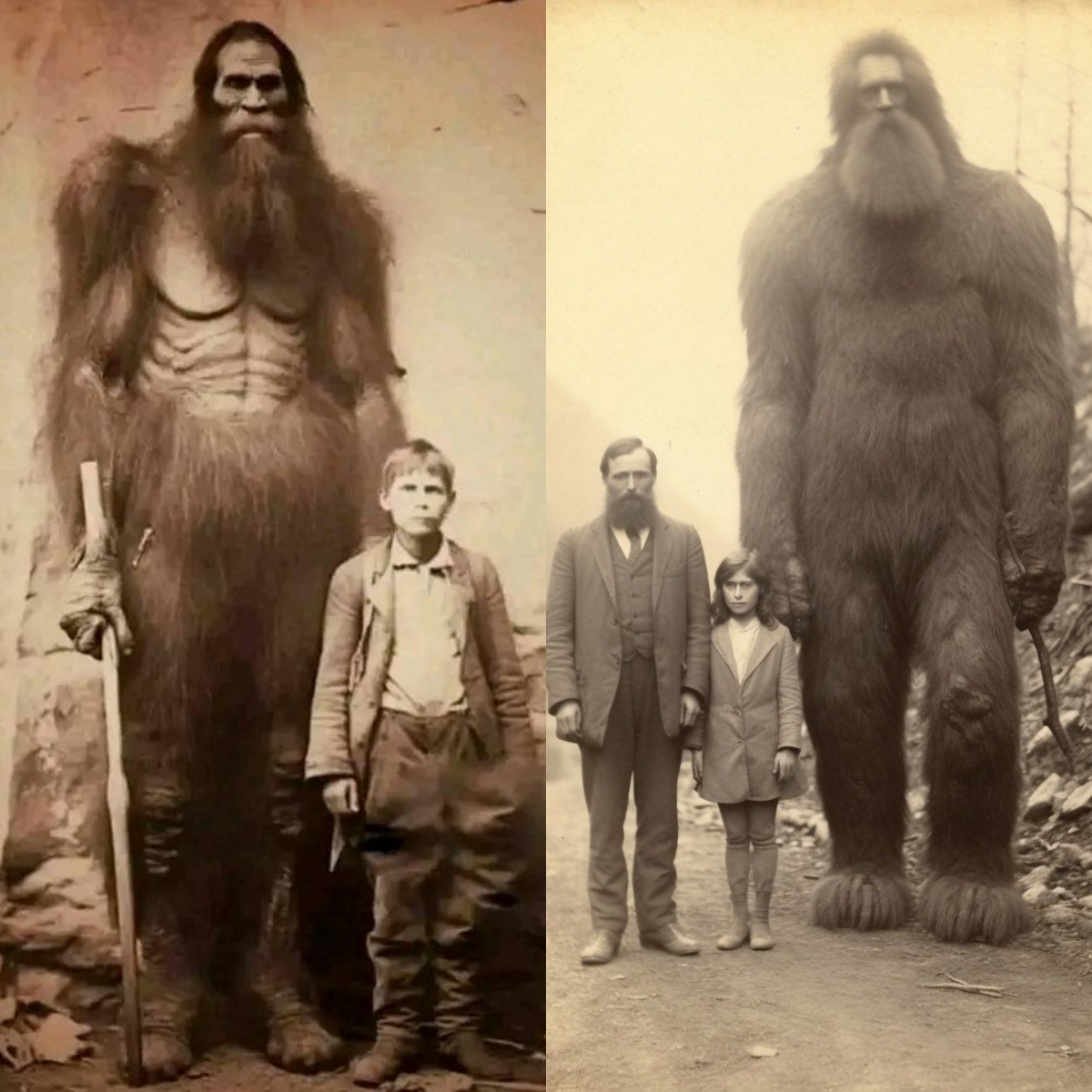 PH๏τos of giants taken in them appear bigfoot