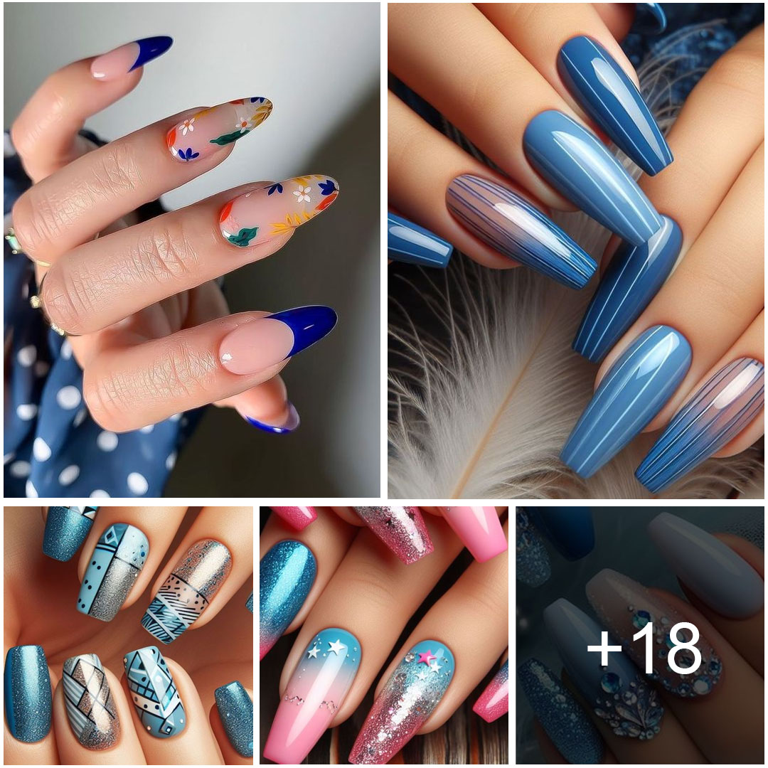 Be a Queen for a Day with Royal Blue Nails