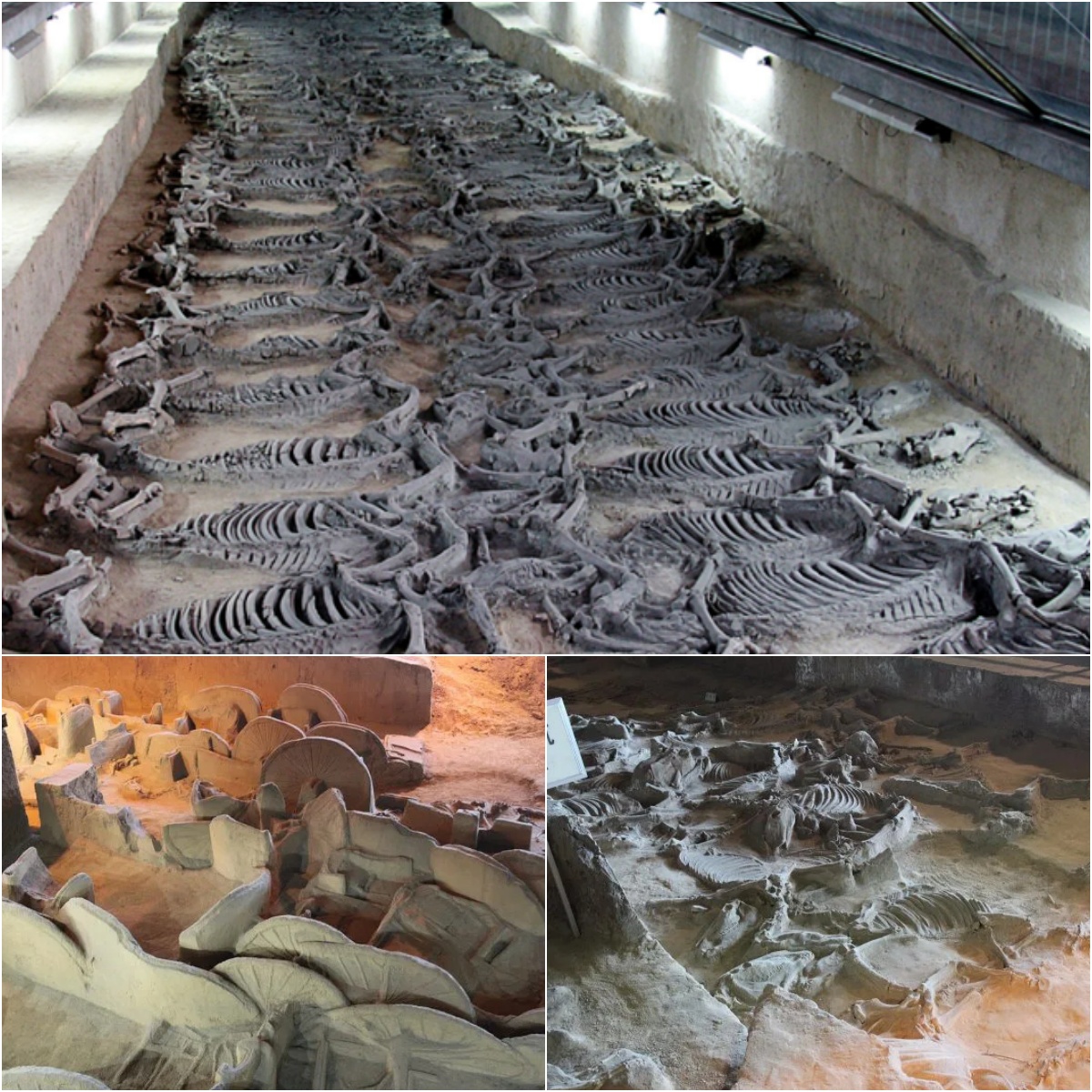 The emperor’s tomb was buried with 600 war horses: Examination of the skull unexpectedly discovered a brutal sacrifice method