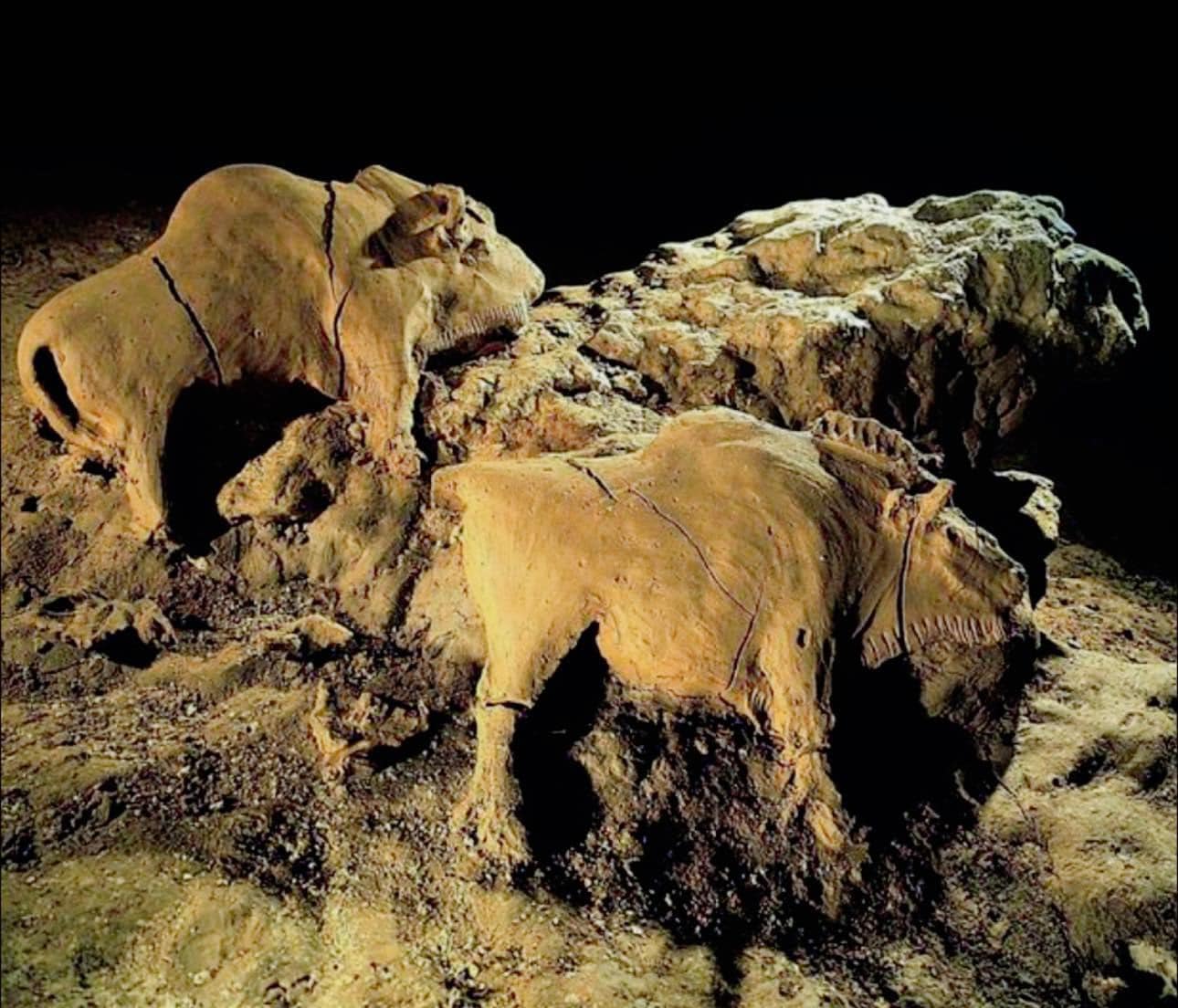 Discovering the Remarkable Bison Sculptures of Le Tuc d’Audoubert Cave