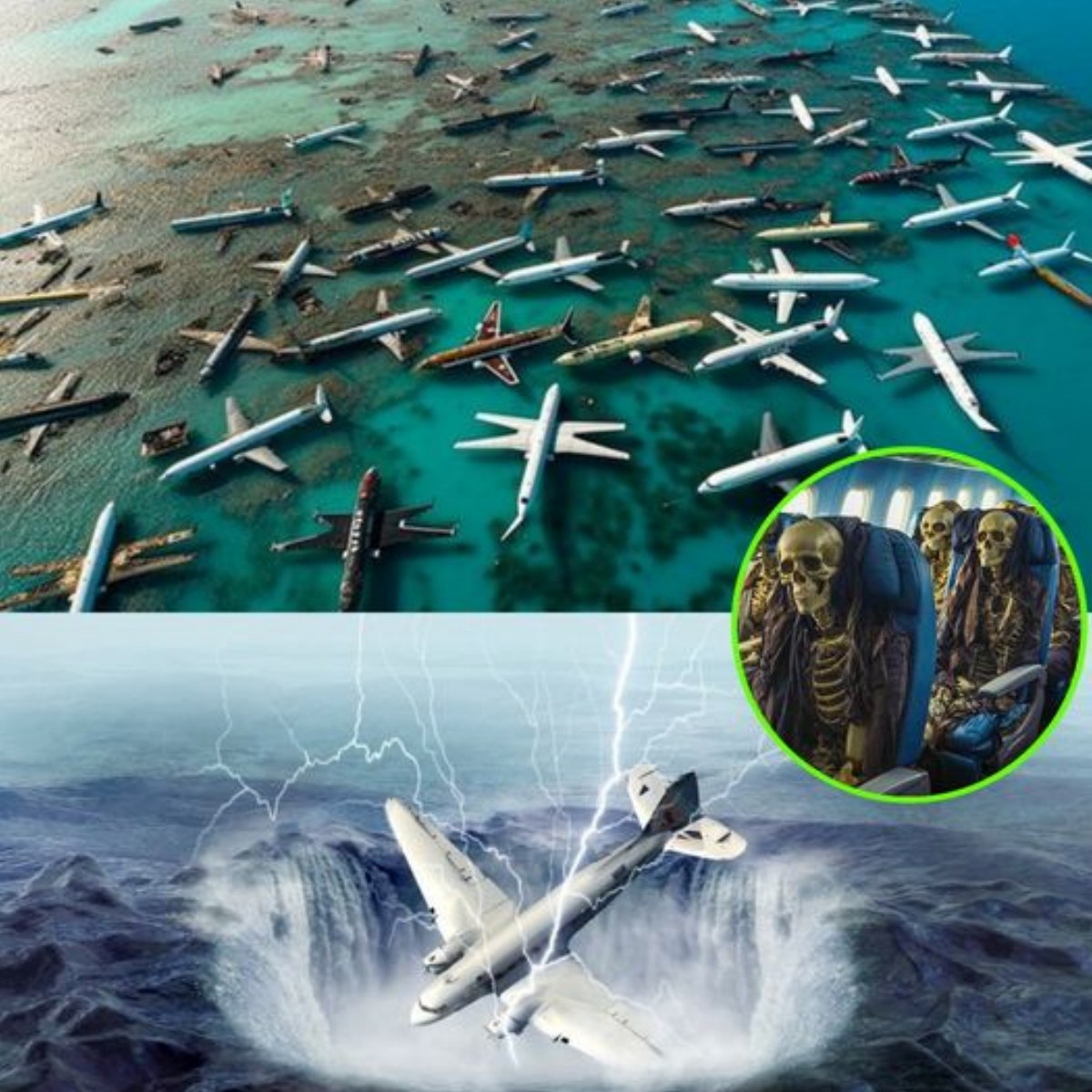 Breaking: Scientists Stunned by Footage of Millions of Missing Aircraft Floating in the Bermuda Triangle