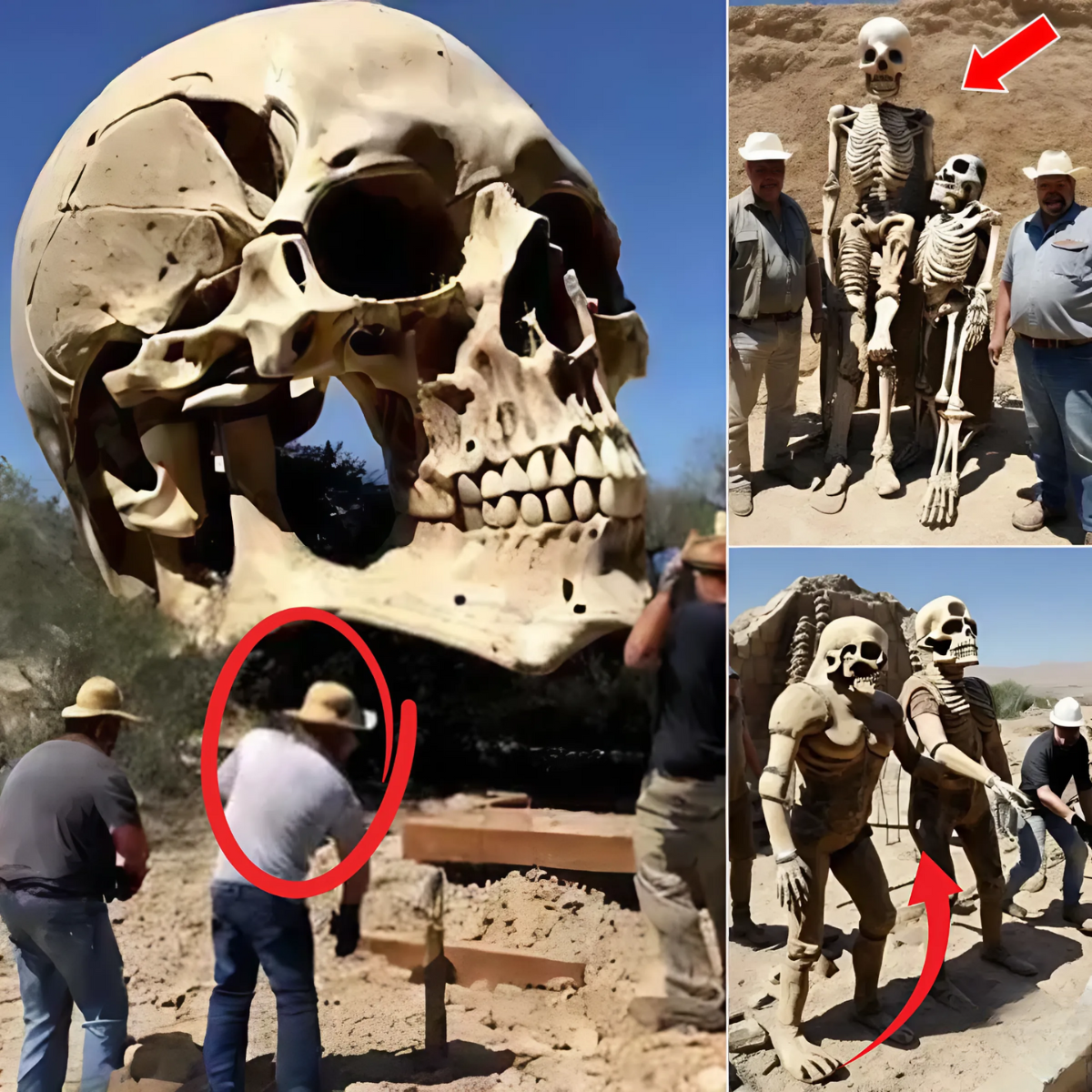 Modern Archaeologist Unearths 50-Foot Giant Humanoid Skeleton at Ancient Burial Site