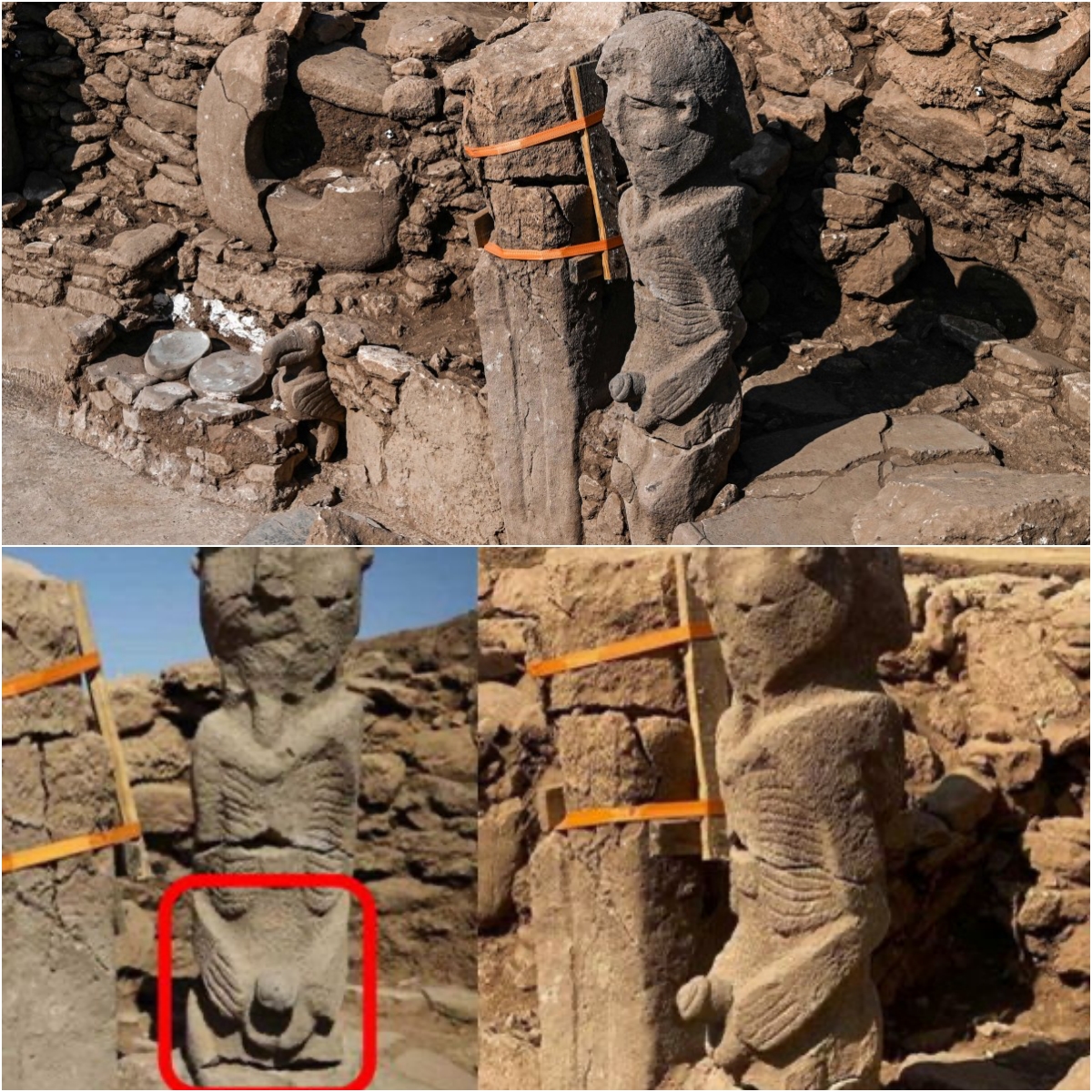 Ancient Wonder Discovered: 11,000-Year-Old Giant Statue of Man with Unique Features Found in Türkiye