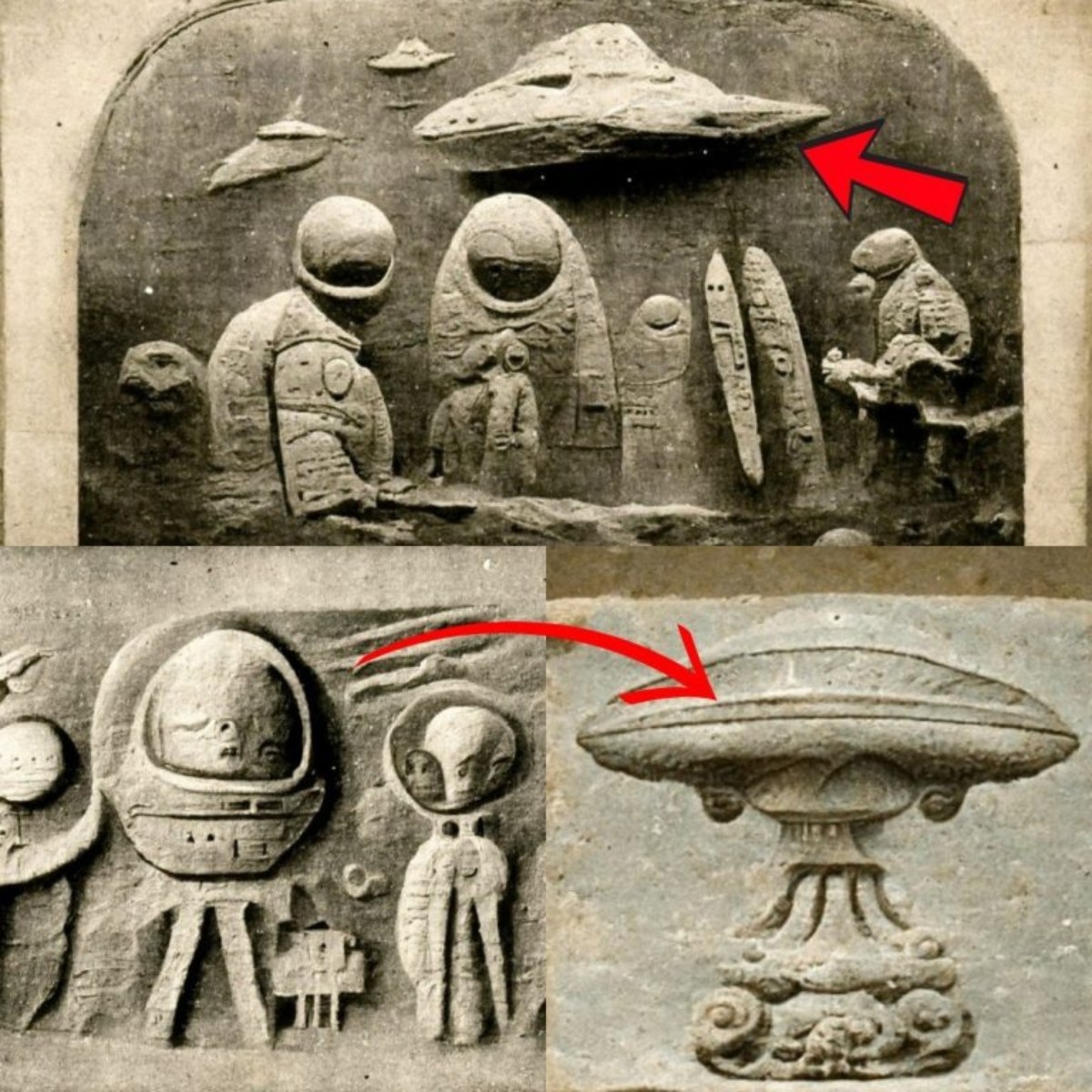 Secret images of terrifying encounters with ancient aliens!