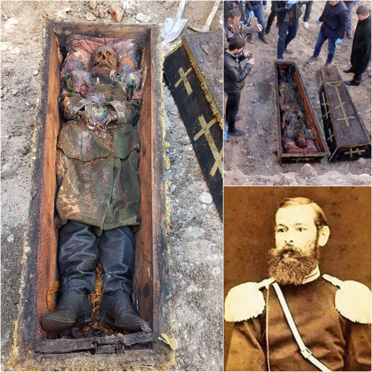 Historical Discovery: 19th-Century Russian Soldier’s Grave Unearthed in Türkiye