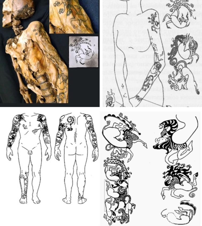 Exploring Scythian Tattoos: Insights from Pazyryk, 5th-4th Century BC