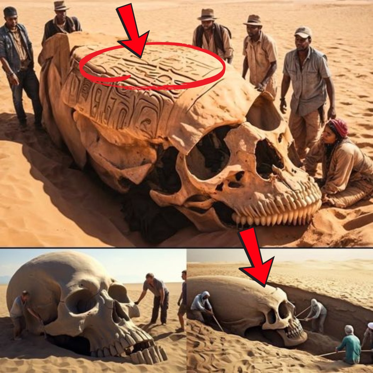 Archaeologists Astonished: Discovery of Alien-Like Humanoid Skeleton in Desert Alters Historical Understanding