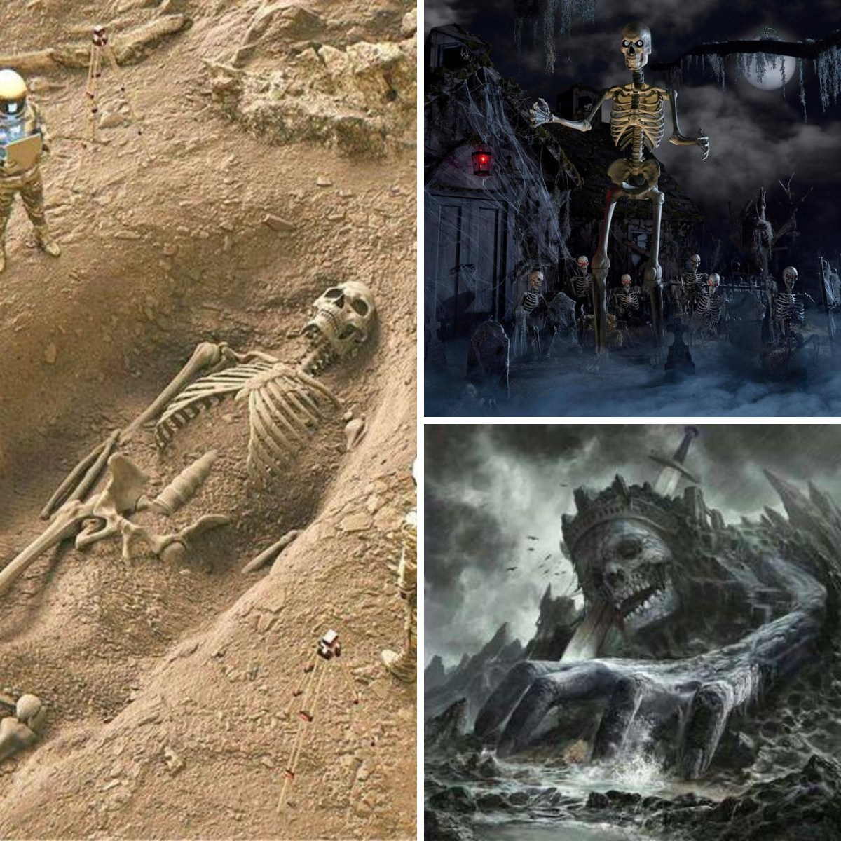 Skeletons of giants found in the desert did a tribe of giants exist thousands of years ago?