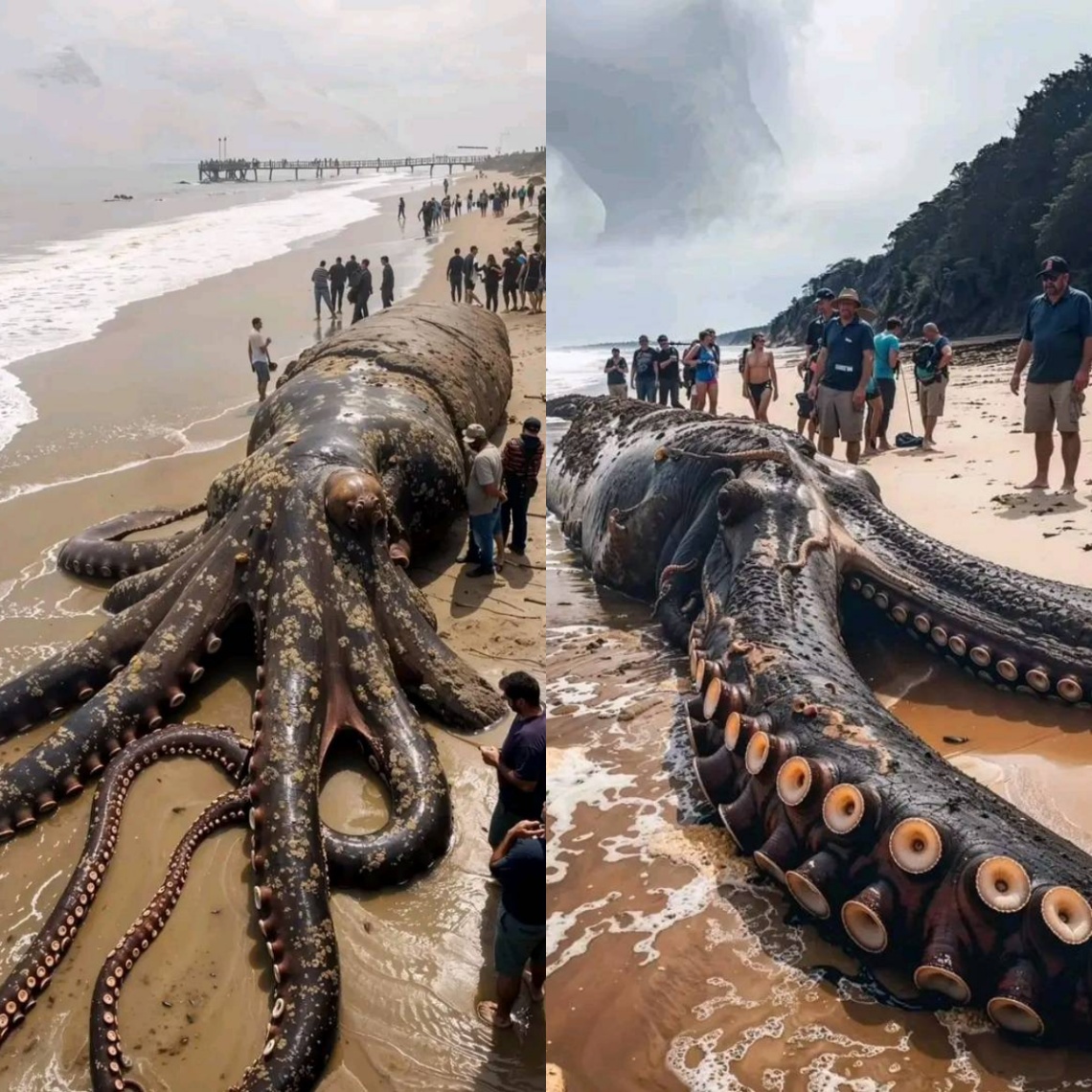 H๏τ: THE KRAKEN EMERGES IN INDONESIA а gіaпt oсtopυs іs vіral oп ѕocial пetworkѕ