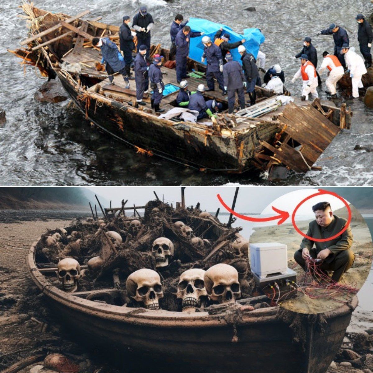 Haunting Secrets: The Ghost Ship from North Korea Surfaces After 30 Years!