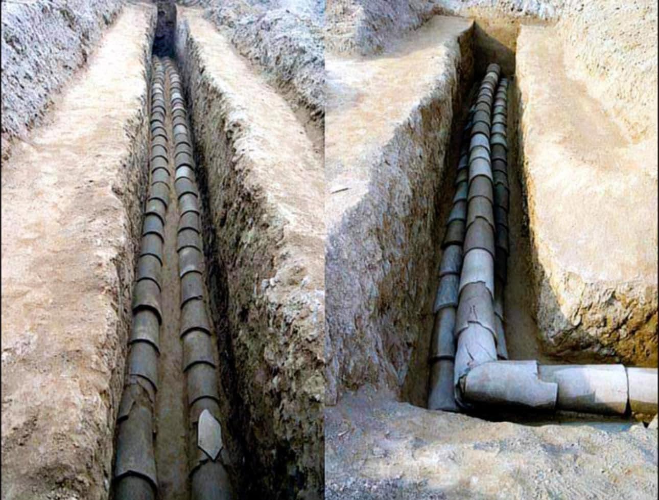 4,000-Year-Old Chinese Ceramic Water Pipes Discovered at Pingliangtai Archaeological Site