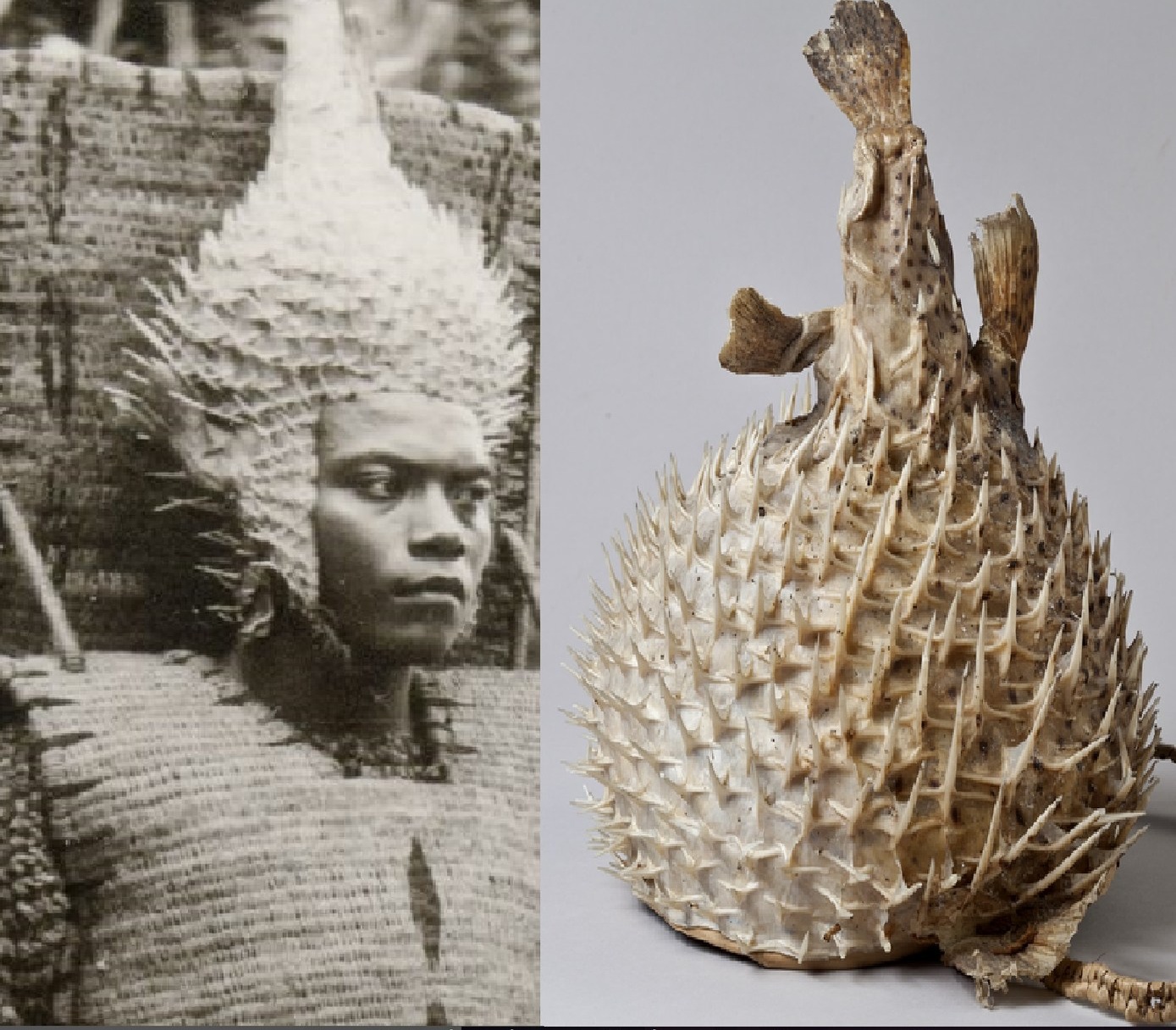 The Unique Helmets of Kiribati Warriors: Te Barantauti