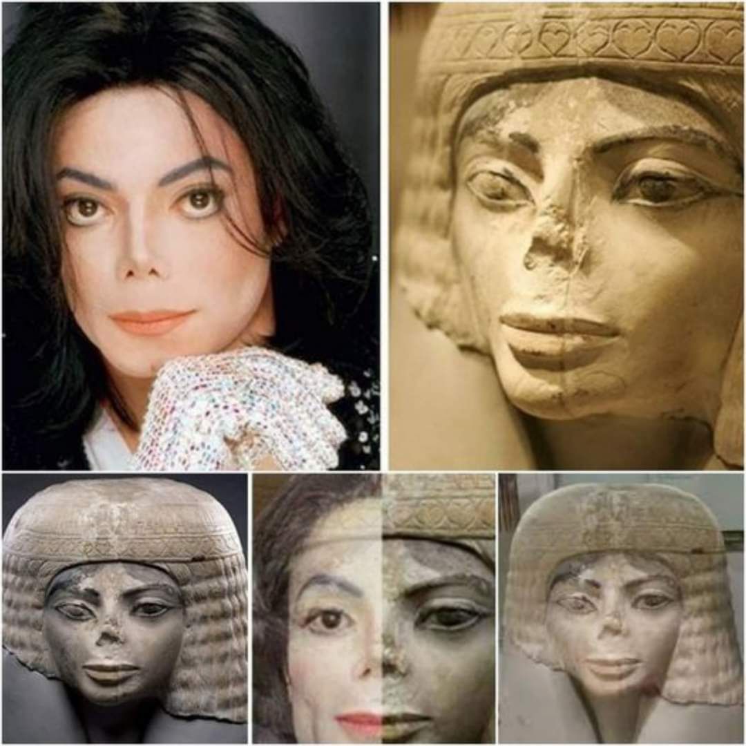 The Field Museum in Chicago, USA, displays an Egyptian statue with facial features resembling the late pop icon Michael Jackson.