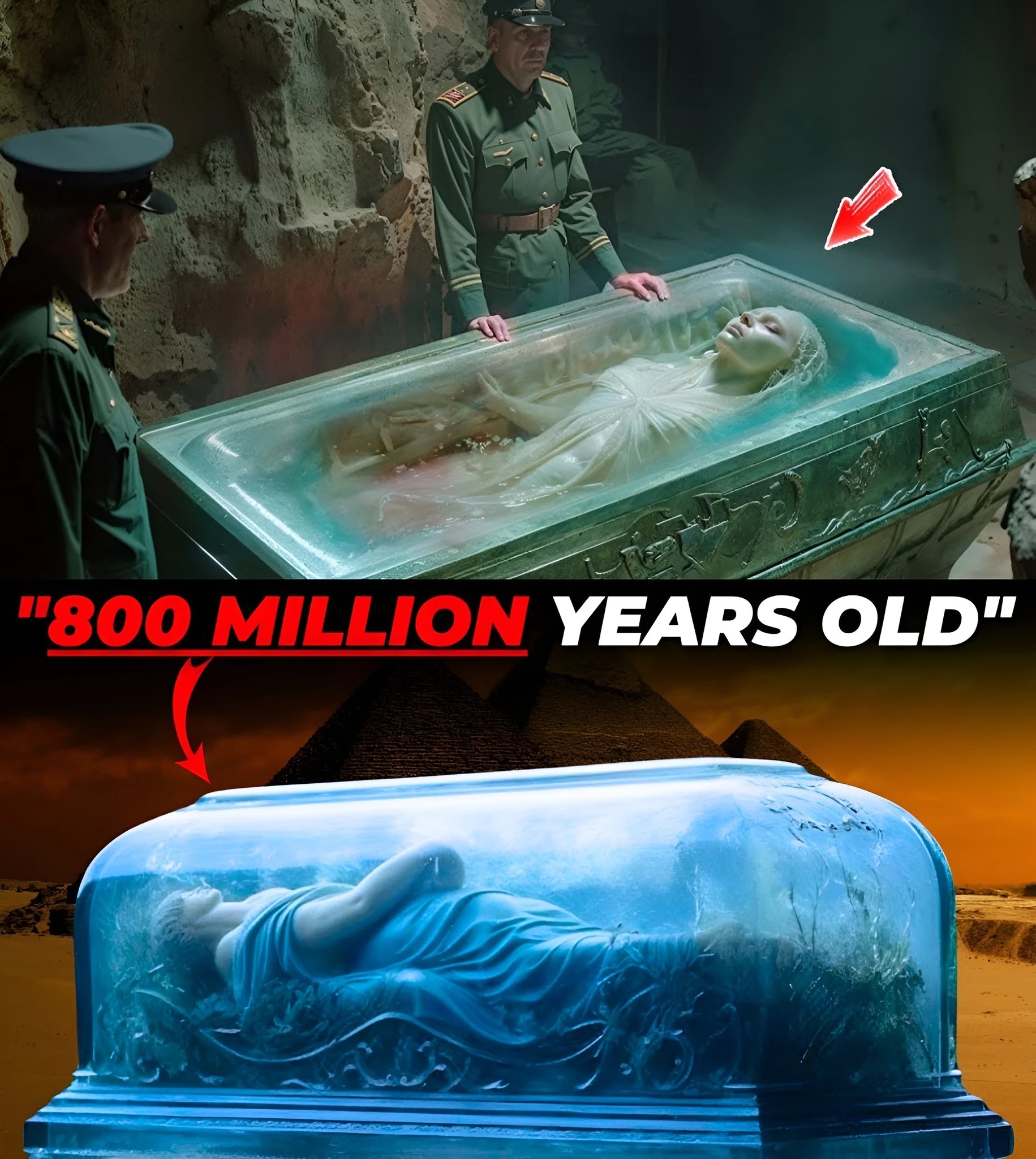 Breaking news: The coffin of the sleeping princess is 800 million years old, and her skin still appears strangely rosy