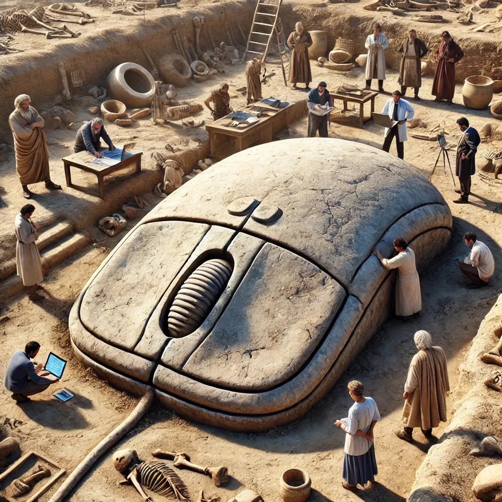 Shock: Giant computer mouse buried for 3,000 years in Goliath’s tomb