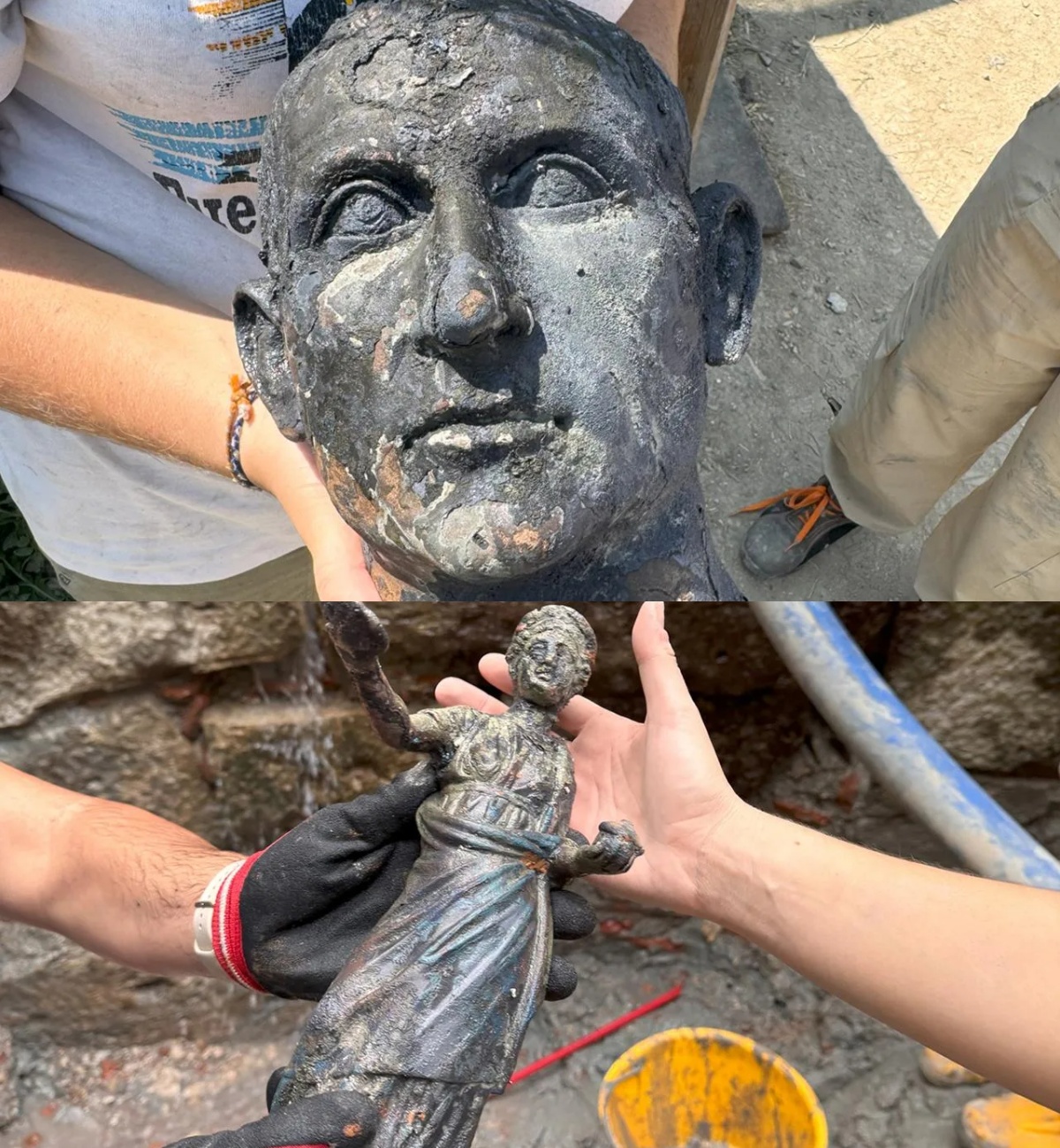 Spectacular bronze statues and coins found at San Casciano dei Bagni H๏τ springs in Tuscany