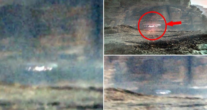 Mysterious Blinking UFO Lands in Wadi Rum Desert, Jordan – Real Footage from 2019.