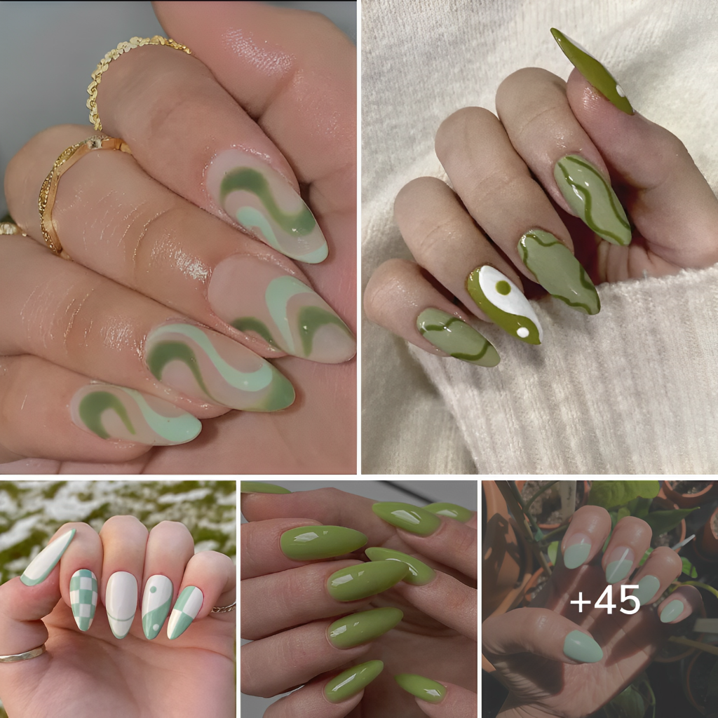 45+ Sage Green Nails To Try This Month