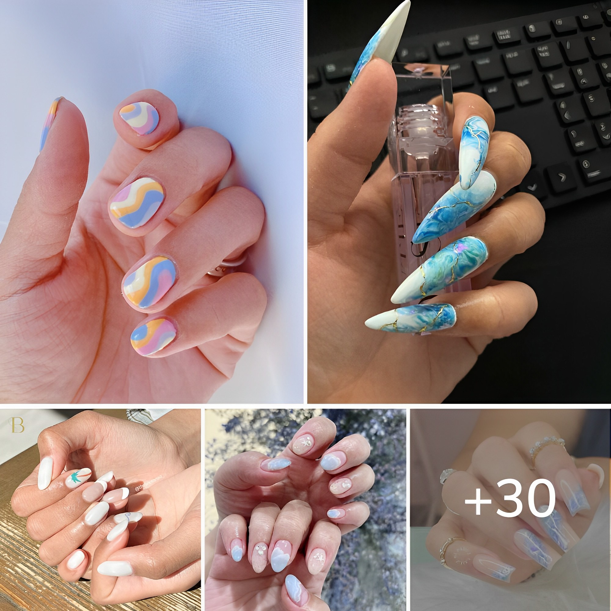 For Your Next Vacation, Here Are 30+ Perfect Tropical Beach Theмed Nails.