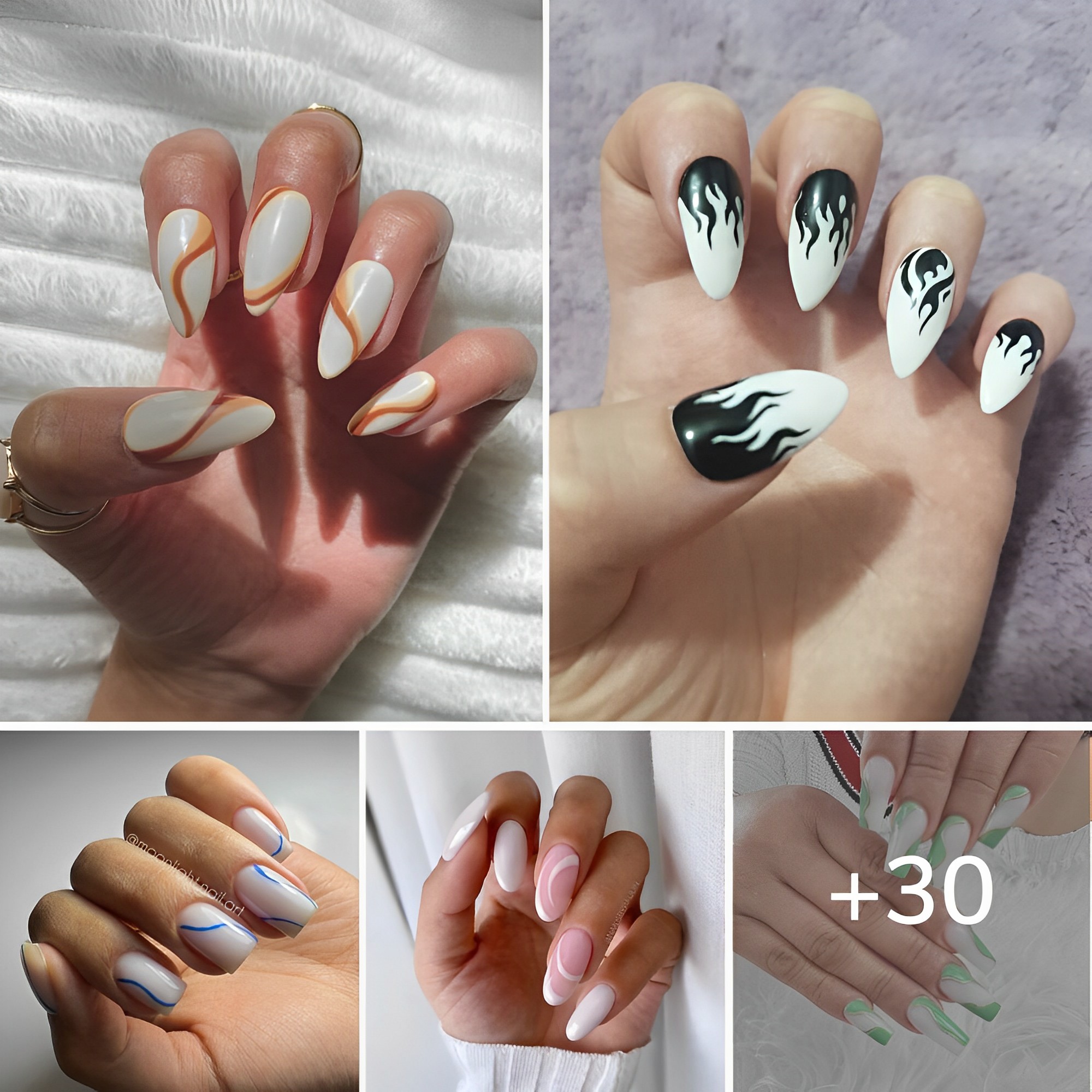 30 Ideas for White Nail Designs in 2023.