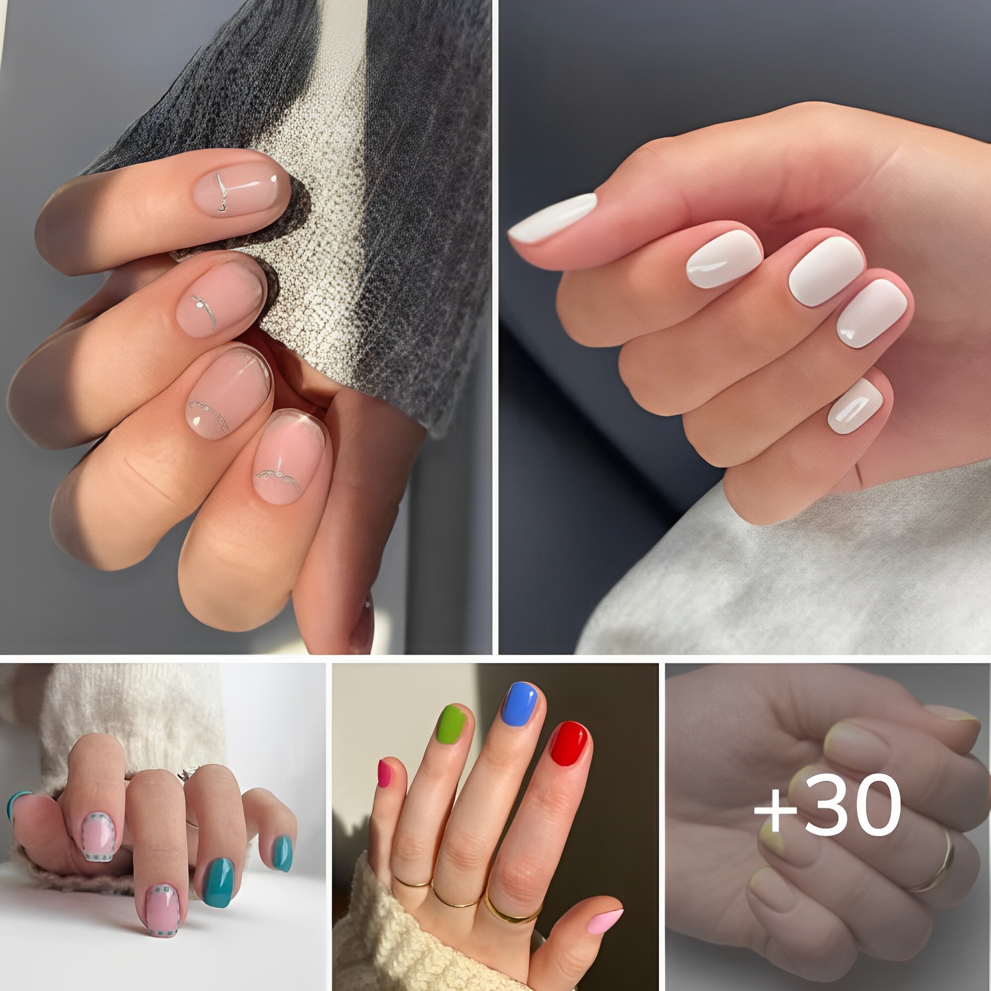 30 Simple Short Nail Ideas That Are so Stylish