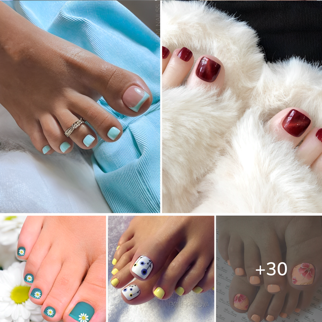 30 Spring Toe Nail Art Designs