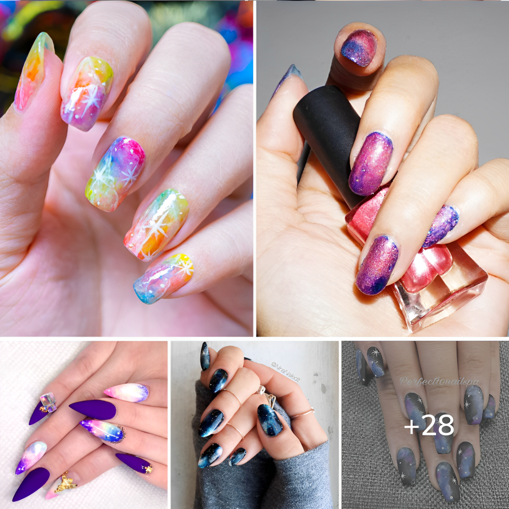 33 Ideas of Galaxy Nails You Need to Copy Immediately