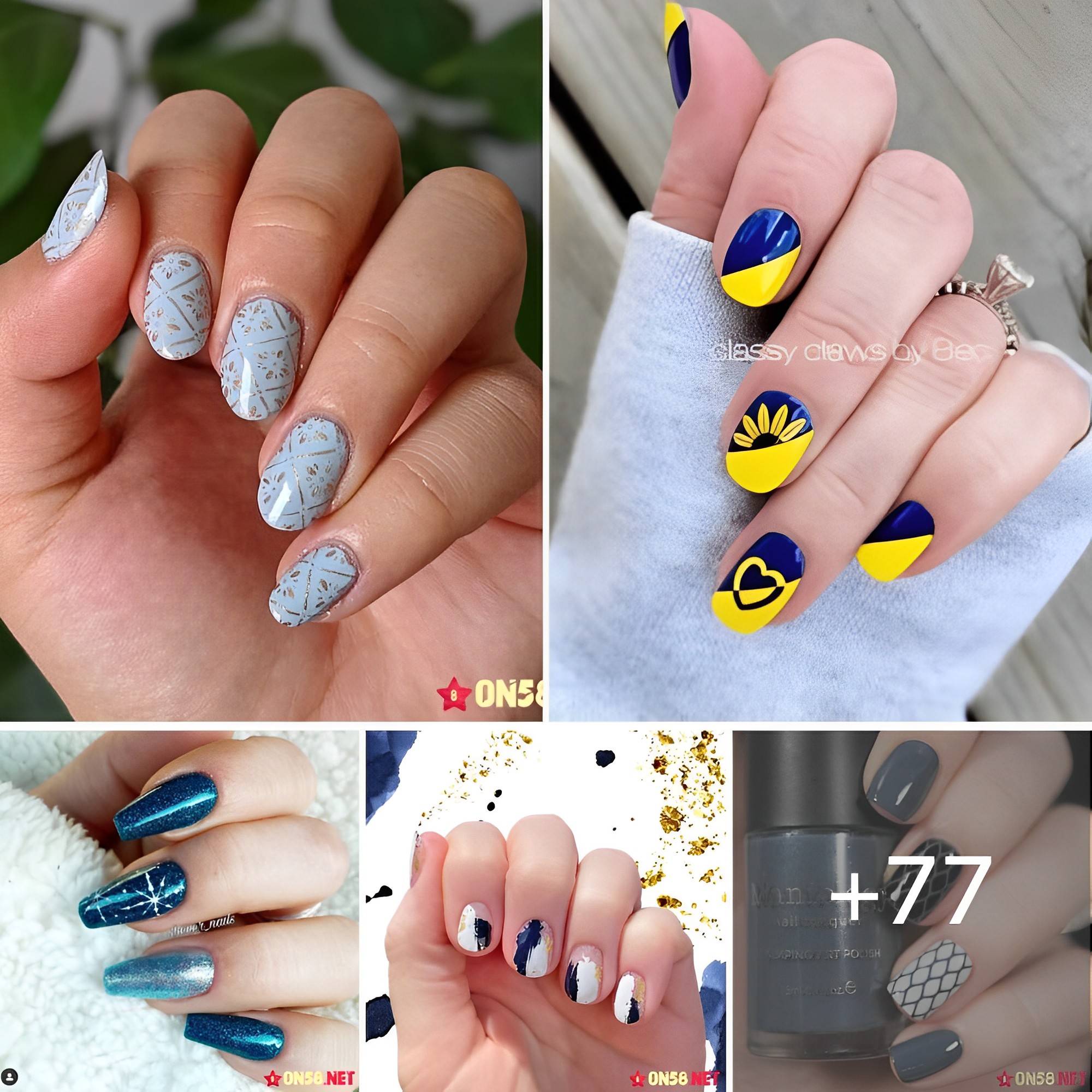 77 Blue Nail Ideas to try For Yoᴜr Next Manicᴜre