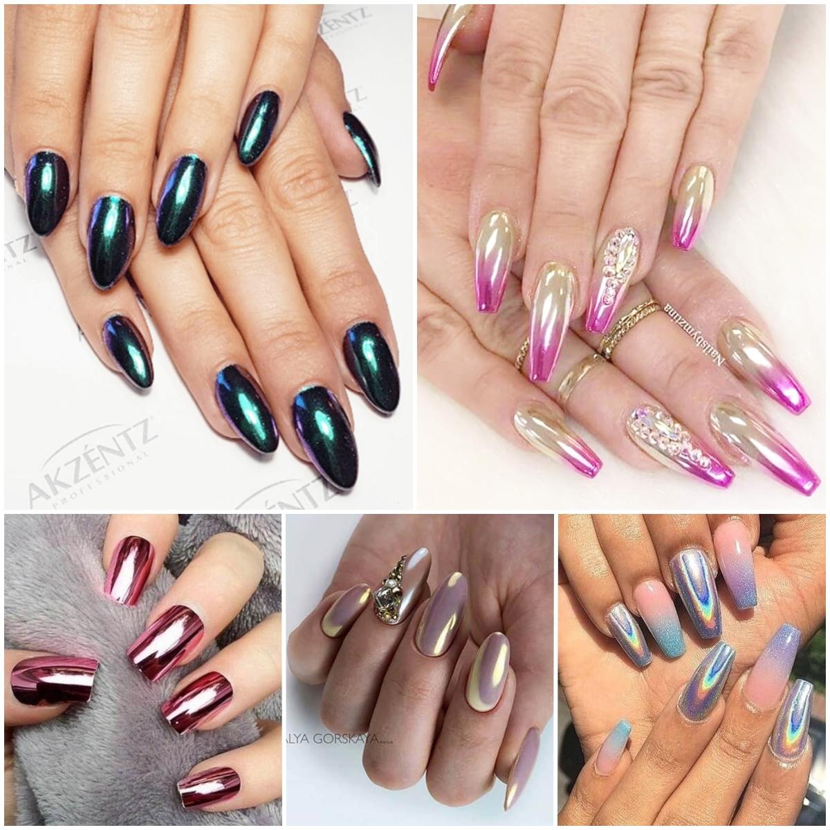 20 Dazzling Chrome Nail Designs Taking Over Instagram Right Now