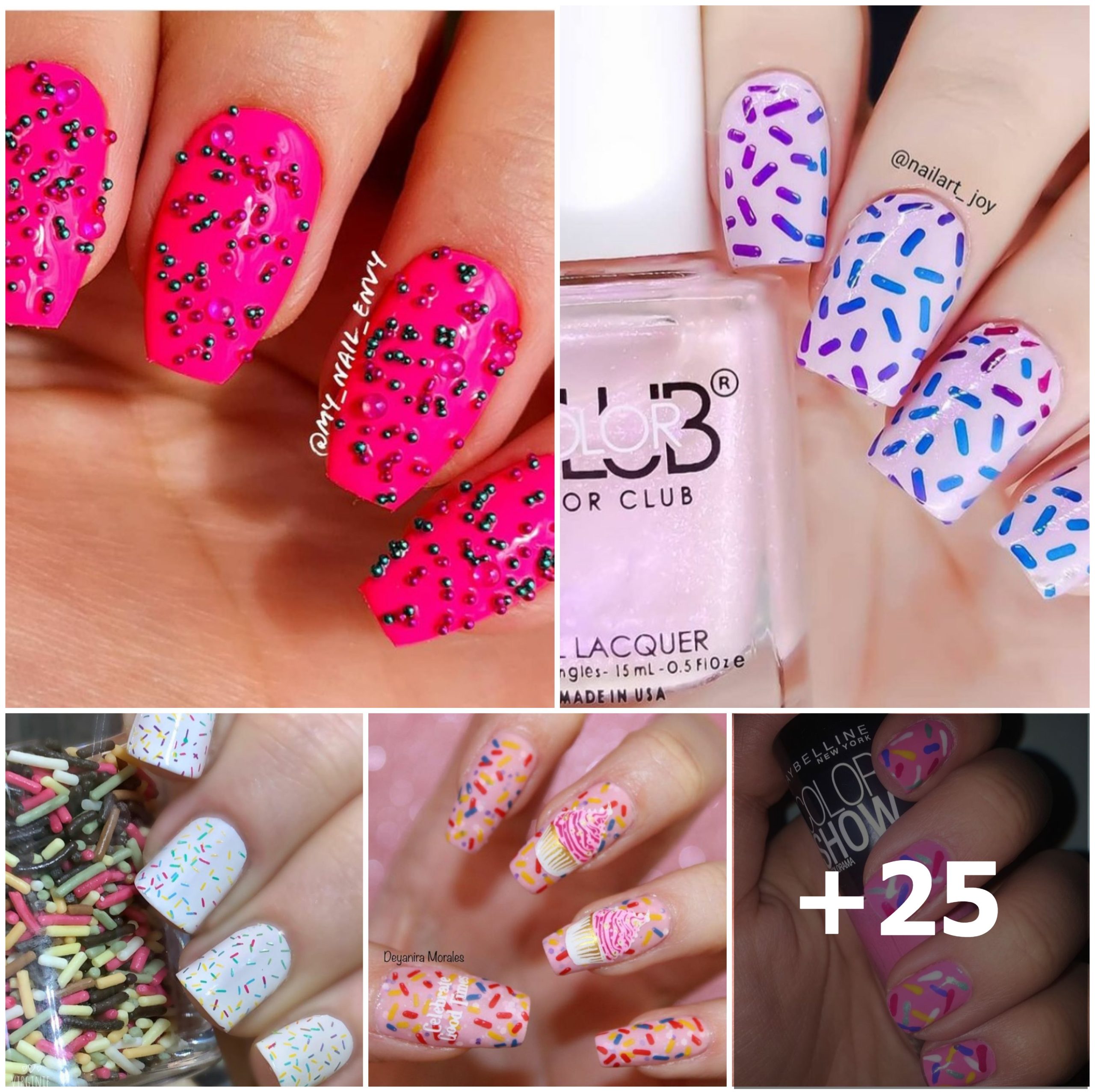 20+ Sprinkles Nail Designs That Are Just So Irresistible