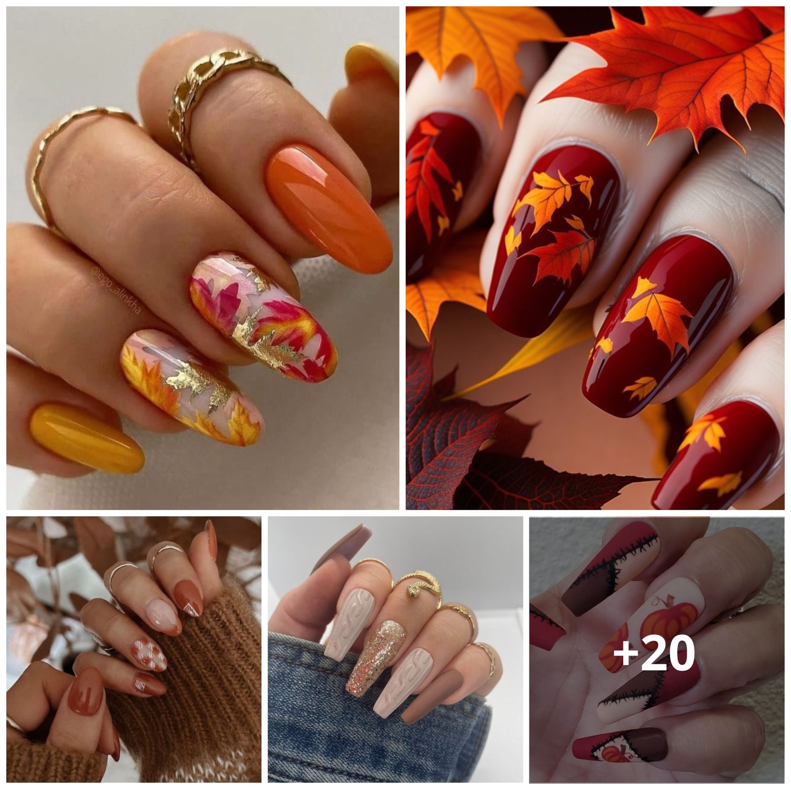 20+ Thanksgiving Nails Ideas: Festive Ideas to Wow Your Dinner Guests