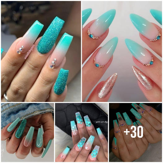 Aqua Elegance: 30+ Gorgeous Turquoise Nail Art Ideas