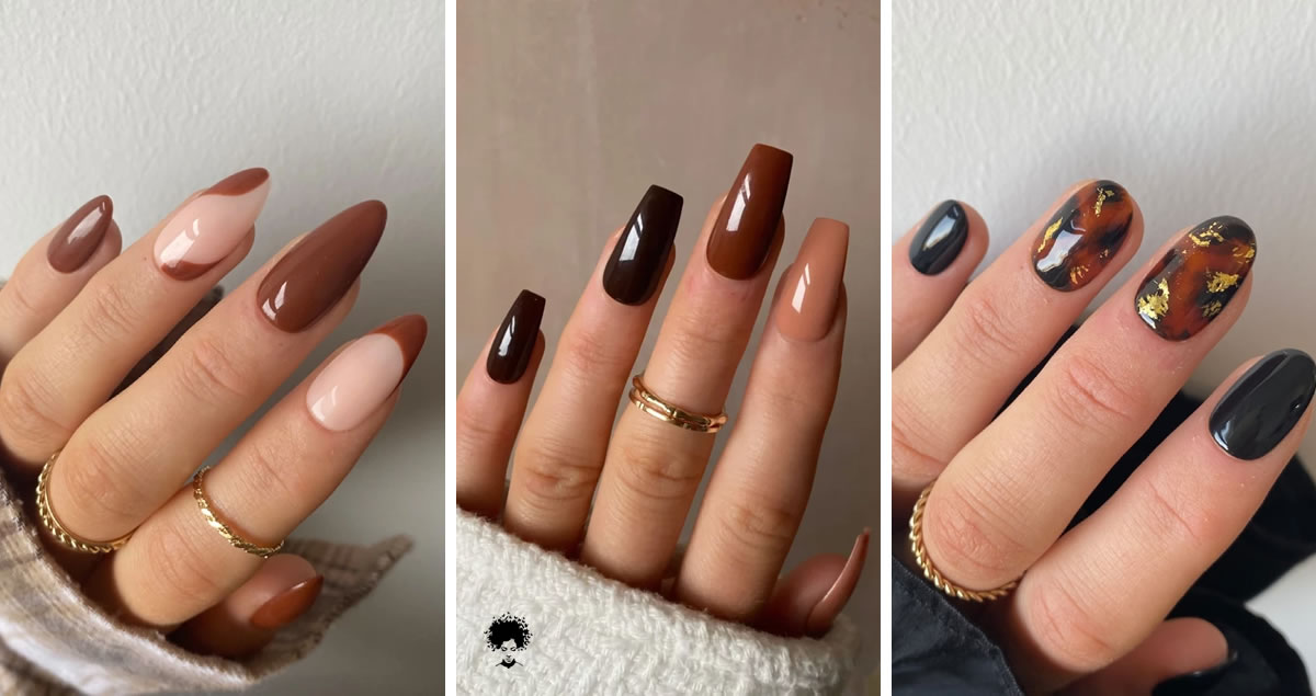 25 Brown Acrylic Nails Inspo To Slay The Season